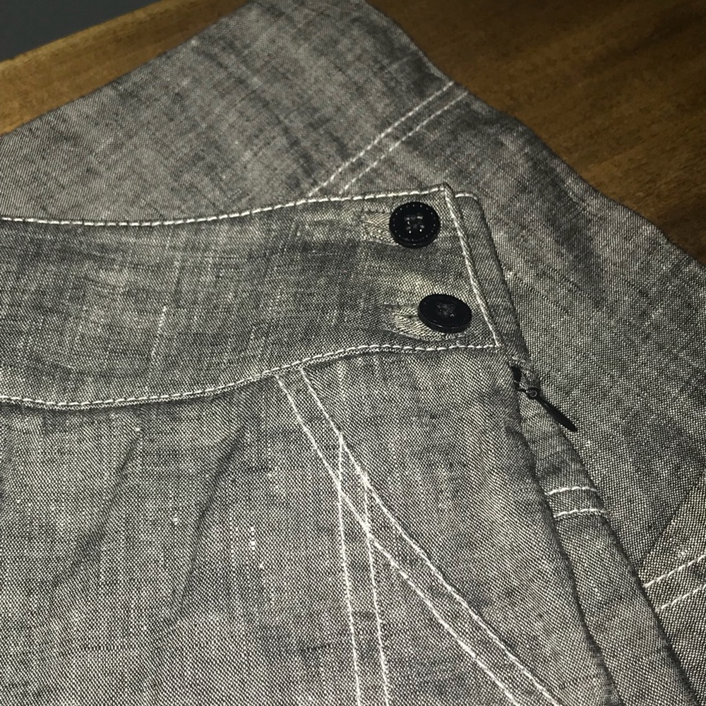 Classic Gray Pencil Skirt